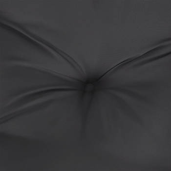 The Living Store Palletkussens - zwart - 60 x 60 x 12 cm - polyester - waterafstotend