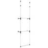 The Living Store Telescopisch Garderobesysteem - Kledingrek voor Ruimtebesparing - 65-110 x 28 x 250-300 cm -