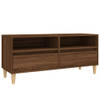 The Living Store TV-kast Classic eiken - 100 x 34.5 x 44.5 cm - Duurzaam en ruimtebesparend