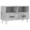 The Living Store Tv-meubel - Betongrijs - 80 x 36 x 50 cm - Stevig materiaal