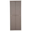 The Living Store Opbergkast - 65 x 45 x 172 cm - 4 schappen - Bruin - Hout-look