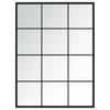 The Living Store Wandspiegel - Binnenspiegel - 80x60 cm - Zwart