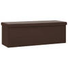 The Living Store Opbergbank MDF - 110 x 38 x 38 cm - Bruin