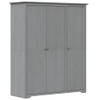 The Living Store Kledingkast FRANS - Kast - 151.5 x 52 x 176.5 cm - Massief Grenenhout