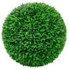 The Living Store Kunstbuxus Set - Polyethyleen - Groen - 55 cm - 2 stuks