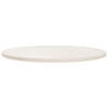 The Living Store Tafelblad rond - Grenenhout - 80 x 2.5 cm (ø x H) - Wit