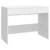 The Living Store Werktafel - Bureau - Wit - 101 x 50 x 76.5 cm - Stevige Constructie