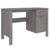 The Living Store HAMAR Bureau - Grenenhout - 113 x 50 x 75 cm - Lichtgrijs