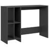 The Living Store Bureau - Modern - Bureau - 102.5 x 35 x 75 cm - Grijs spaanplaat