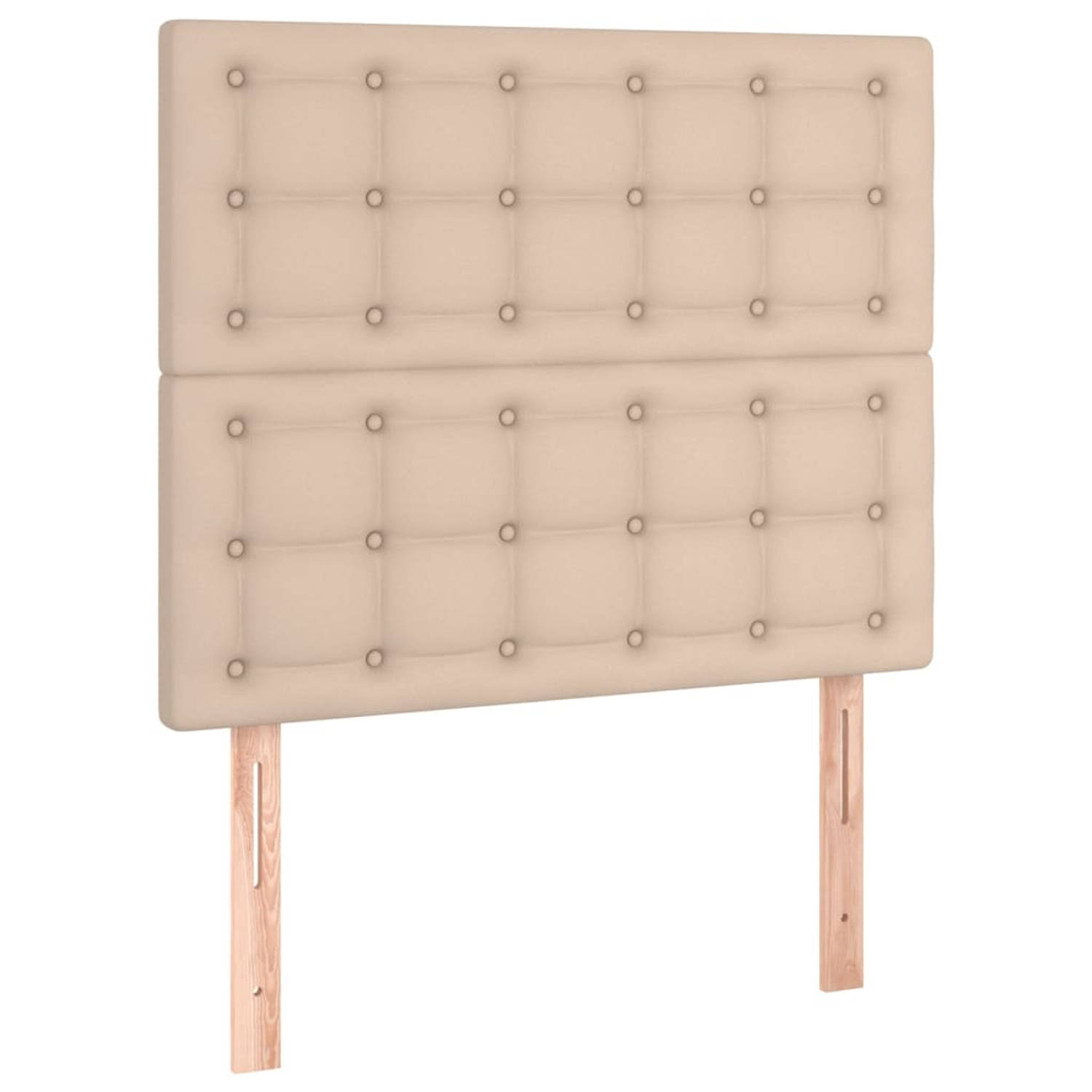 The Living Store Hoofdbord Classic - Bed Meubels - 100 x 5 x 118/128 cm - Duurzaam kunstleer