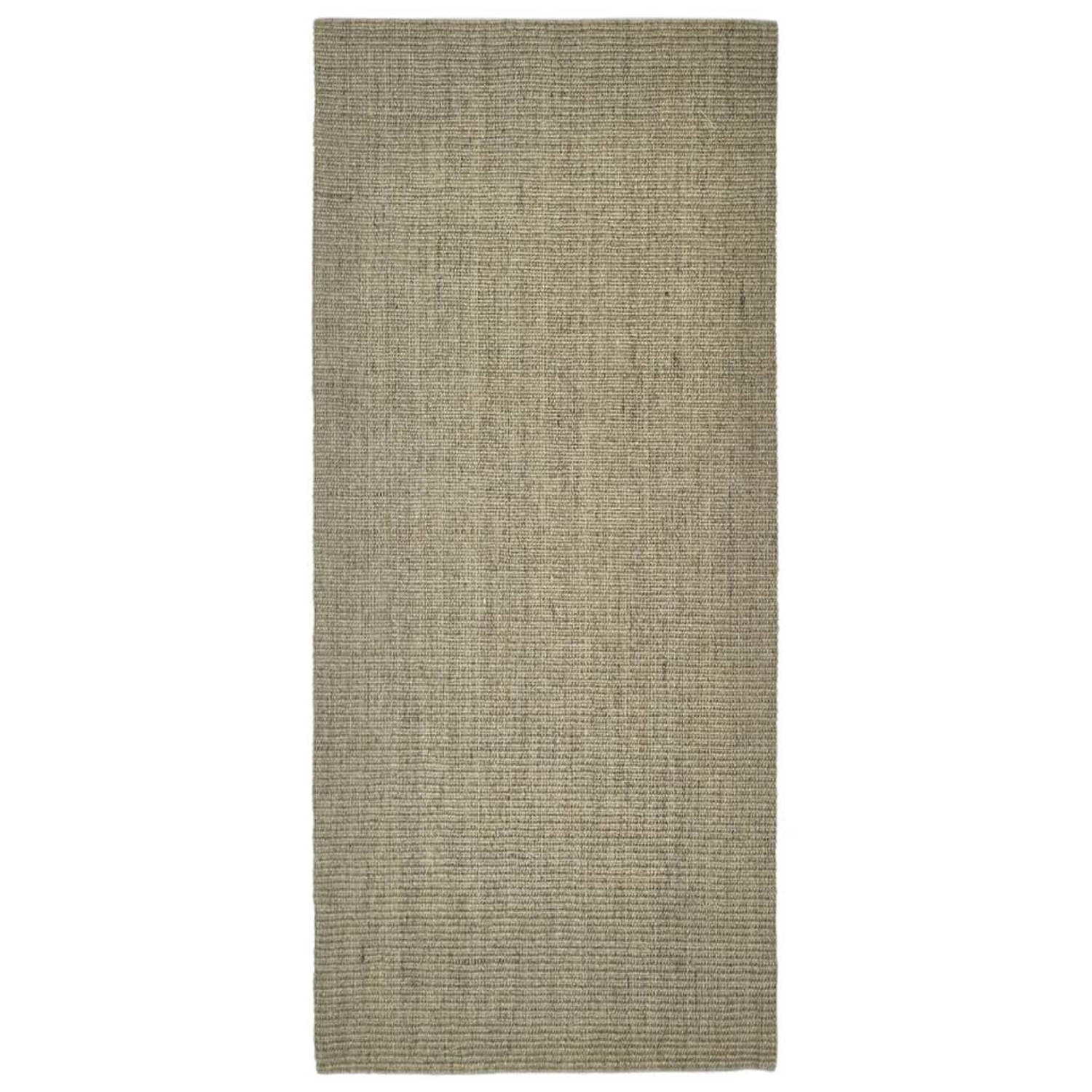 The Living Store Sisal Vloerkleed - 80 x 150 cm - Taupe