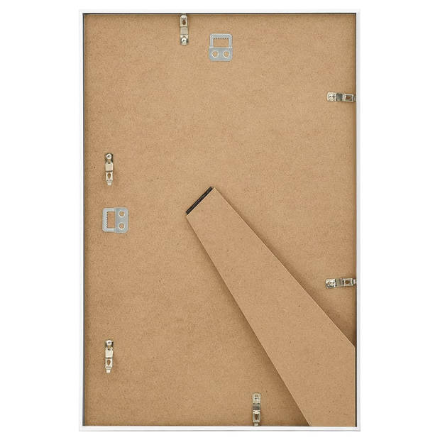 vidaXL Fotolijsten 3 st voor wand of tafel 21x29,7 cm MDF wit