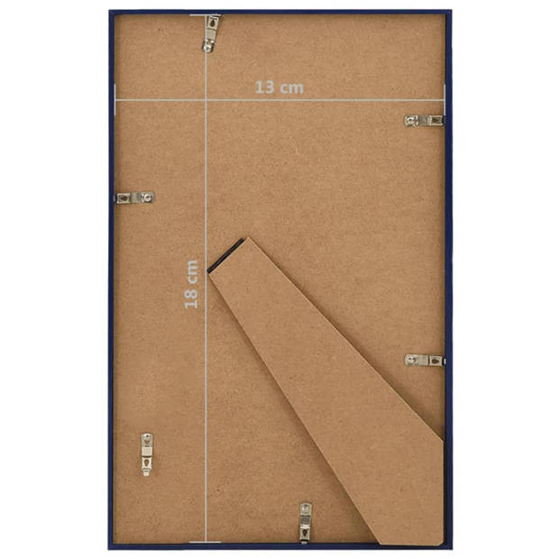 vidaXL Fotolijsten 3 st voor tafel 13x18 cm MDF zwart