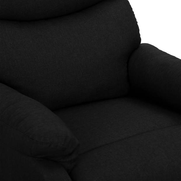 The Living Store Sta-op-massagestoel - zwart - 67 x 88.5 x 106.5 cm - verstelbaar - massage - 6-punts trillingsmassage