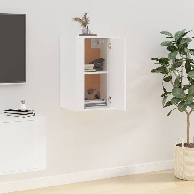 The Living Store TV-Wandmeubel - Klassiek design - Tv-kast met opbergruimte - Wandgemonteerd - Multifunctioneel -