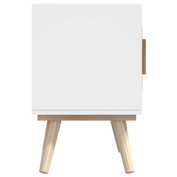 The Living Store TV-meubel Classic - TV-meubel - 105 x 30 x 45 cm - Duurzaam hout - Opbergruimte - Praktische deur -