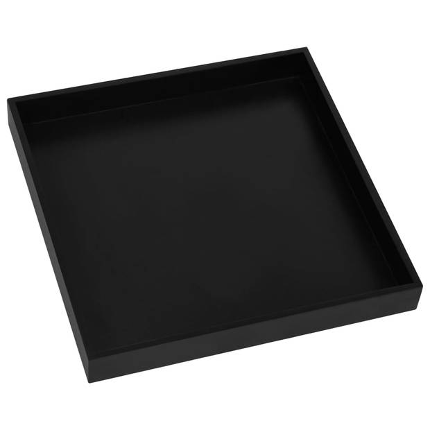 vidaXL Bijzettafel 38x38x38,5 cm MDF zwart en goudkleurig