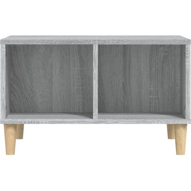 The Living Store Salontafel Scandinavische stijl - Tafel - 60 x 50 x 36.5 cm - Grijs Sonoma eiken - Duurzaam hout