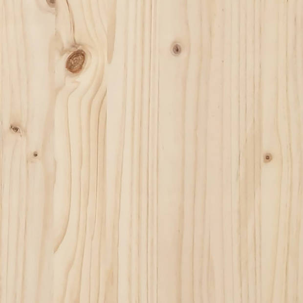 The Living Store Salontafel - Massief grenenhout - 80 x 55 x 40.5 cm - Elegant