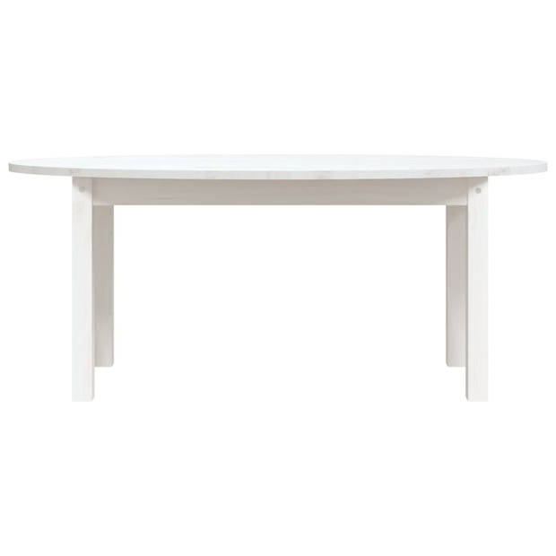 The Living Store Salontafel Massief Grenenhout - Klassiek Design - 110 x 55 x 45 cm