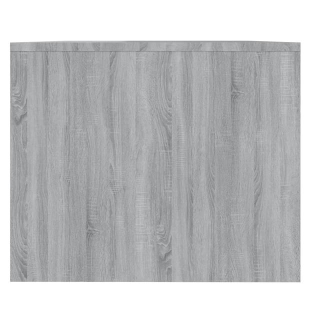 vidaXL Salontafel 90x50x41,5 cm bewerkt hout grijs sonoma eikenkleurig