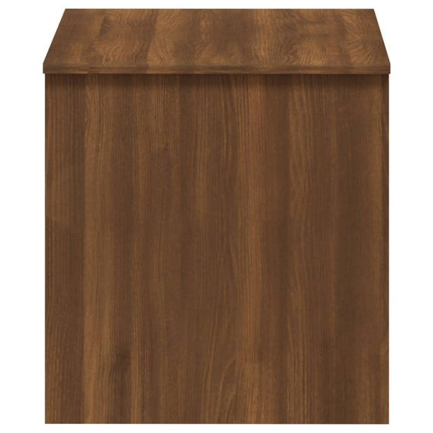 vidaXL Salontafel 102x50,5x52,5 cm bewerkt hout bruin eikenkleur
