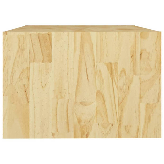 809906 vidaXL Salontafel 75x50x33,5 cm Massief Hout Grenen