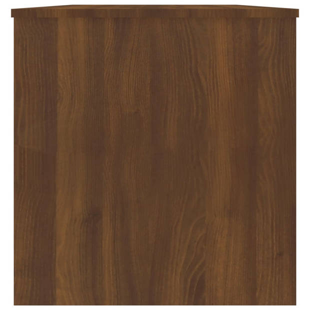 vidaXL Salontafel 102x50x52,5 cm bewerkt hout bruin eikenkleur