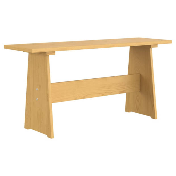 The Living Store Eettafel Houten - Grenenhout - 100 x 60 x 73 cm - Honingbruin