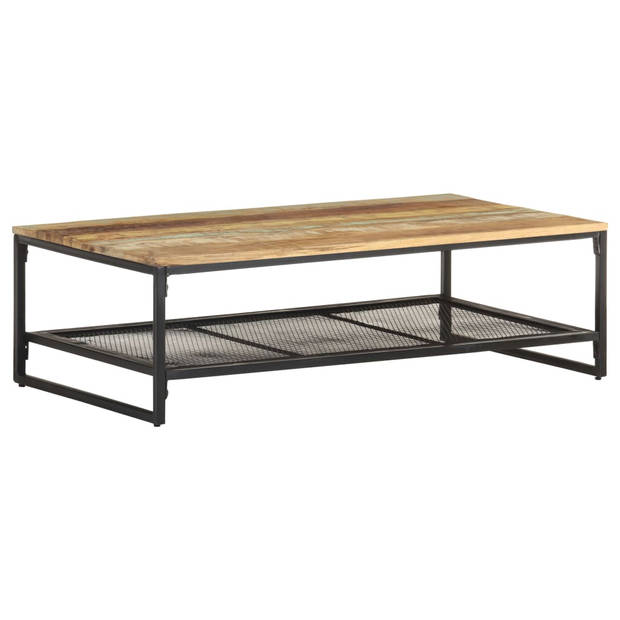 The Living Store Salontafel - Gerecycled hout - 110 x 60 x 35 cm - Rustieke stijl