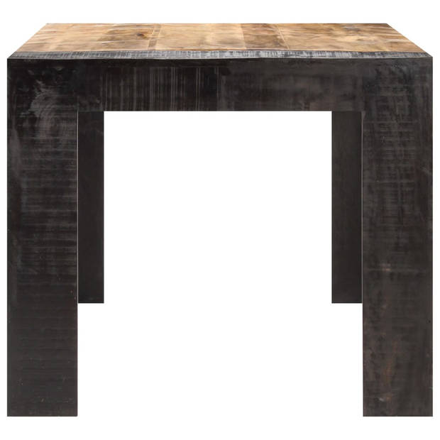 The Living Store Eettafel Industriële Stijl - Hout - 180 x 90 x 76 cm - Massief Ruw Mangohout