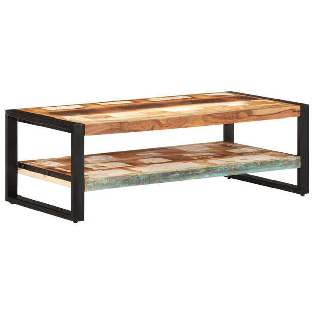 vidaXL Salontafel 120x60x40 cm massief gerecycled hout