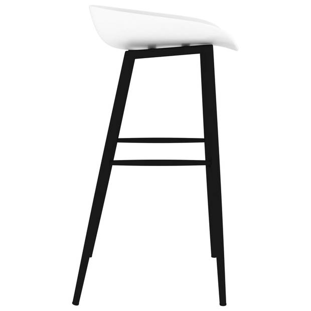 vidaXL Barstoelen 2 st wit