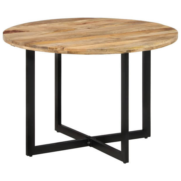 The Living Store Eetkamertafel Hout - 110 x 75 cm - Retro stijl