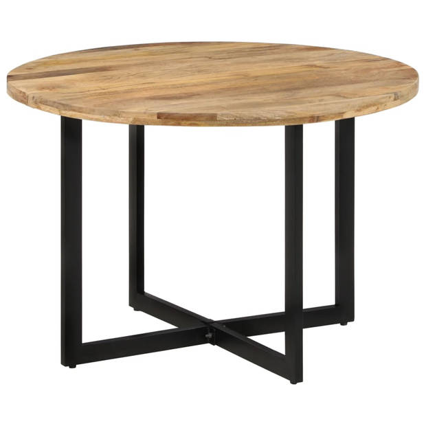 The Living Store Eetkamertafel Hout - 110 x 75 cm - Retro stijl