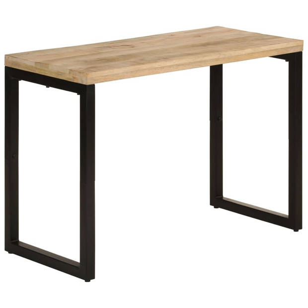 The Living Store Eettafel Mangohout - 110 x 50 x 76 cm - Stabiel frame