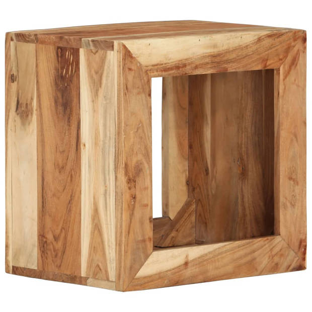 The Living Store Kruk Hout - 40 x 30 x 40 cm - Massief acaciahout