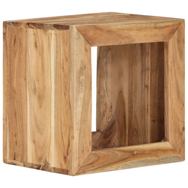 The Living Store Kruk Hout - 40 x 30 x 40 cm - Massief acaciahout