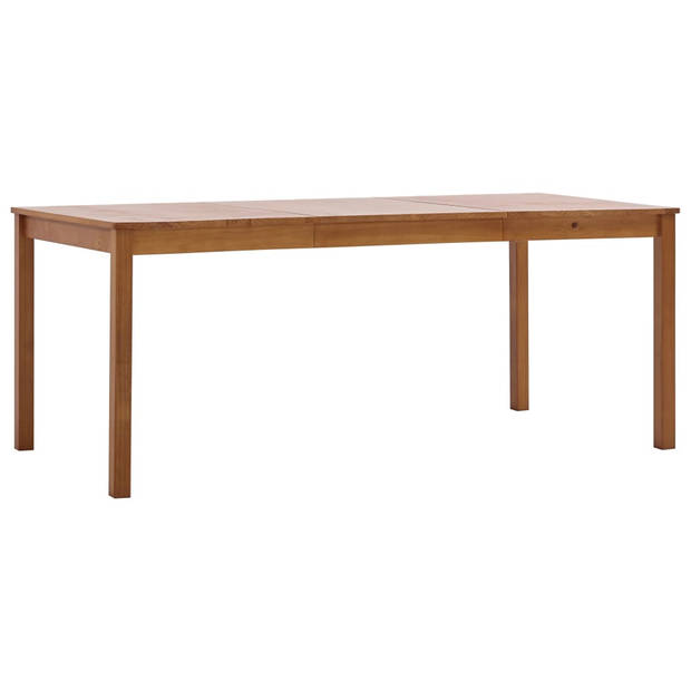 The Living Store Eettafel Grenenhout - Tafel 180x90x73cm - Honingbruin