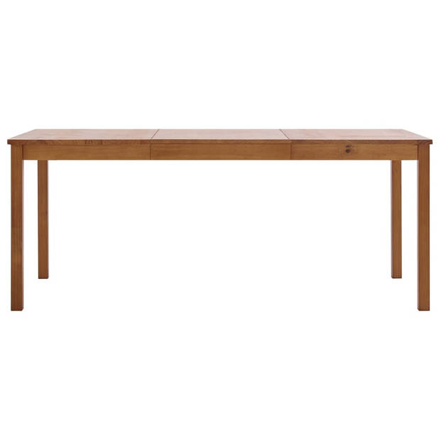 The Living Store Eettafel Grenenhout - Tafel 180x90x73cm - Honingbruin