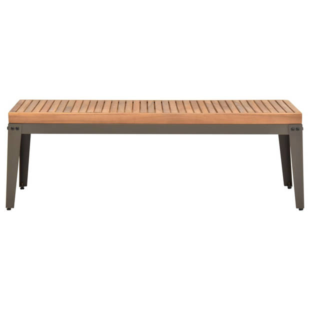 The Living Store Tuintafel - Acaciahout - 110 x 55 x 36 cm - Teak-look afwerking