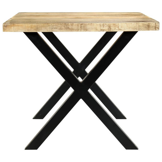 vidaXL Eettafel 180x90x76 cm massief mangohout