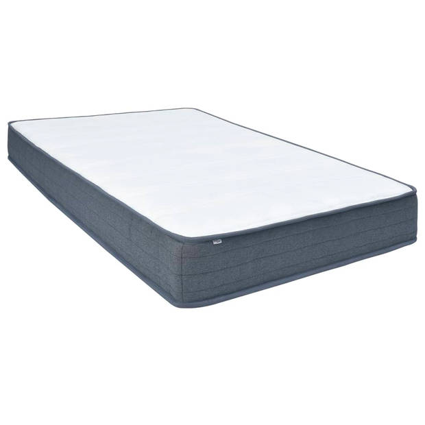 The Living Store Boxspringmatras - 200 x 140 x 20 cm - Dik topmatras - Schokabsorberende pocketveren