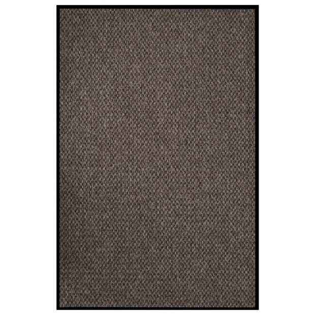 The Living Store Deurmat - Welkomstmat - 80 x 120 cm - Beige - 100% PP en vinyl