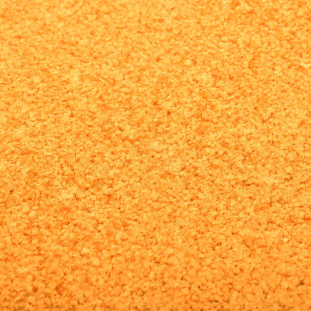vidaXL Deurmat wasbaar 90x120 cm oranje
