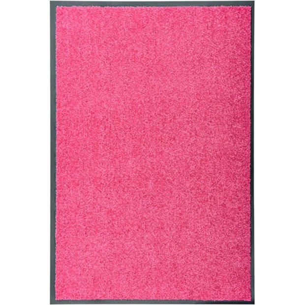 The Living Store Roze Deurmat - 90 x 60 cm - Anti-slip PVC Onderkant