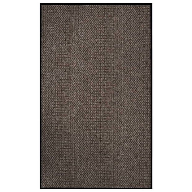 The Living Store Deurmat - 90 x 150 cm - Beige - 100% PP en vinyl