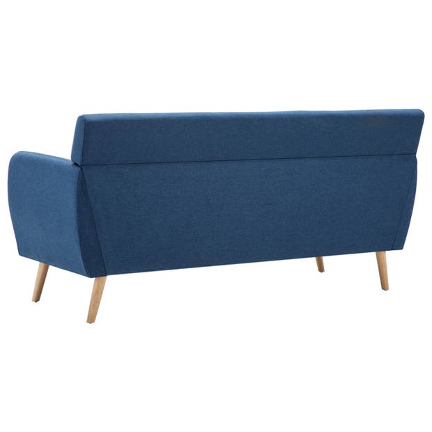 The Living Store 3-zitsbank - Blauw - 172 x 70 x 82 cm - Stijlvol en comfortabel