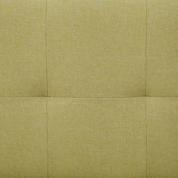 The Living Store Slaapbank Houten Frame - Groen - 168 x 77 x (61.5 / 64 / 66) cm - 3 Verstelbare posities