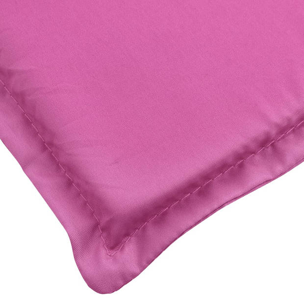 The Living Store Ligbedkussen - Oxford stof - 200x50x4 cm - Roze